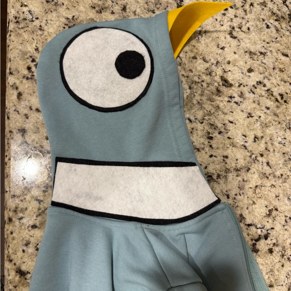 Blue Pigeon Costume - Book Character - size 6 (little kid)